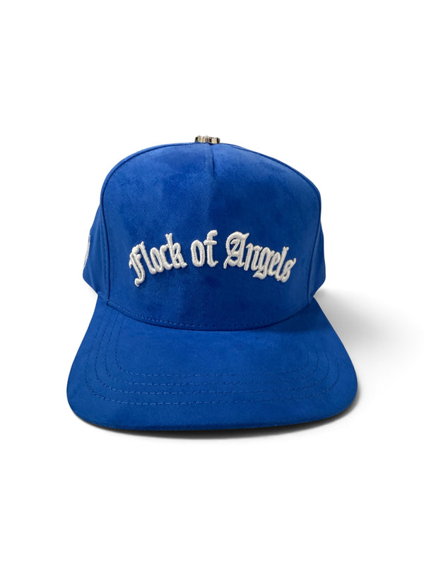 FLOCK OF ANGELS BLUE STRAP BACK HAT