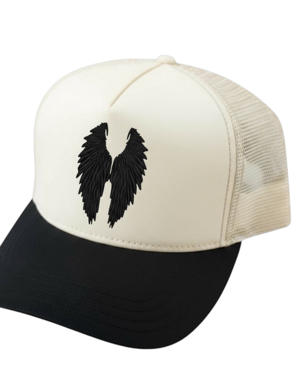 FLOCK OF ANGELS WINGS MESH TRUCKER HAT