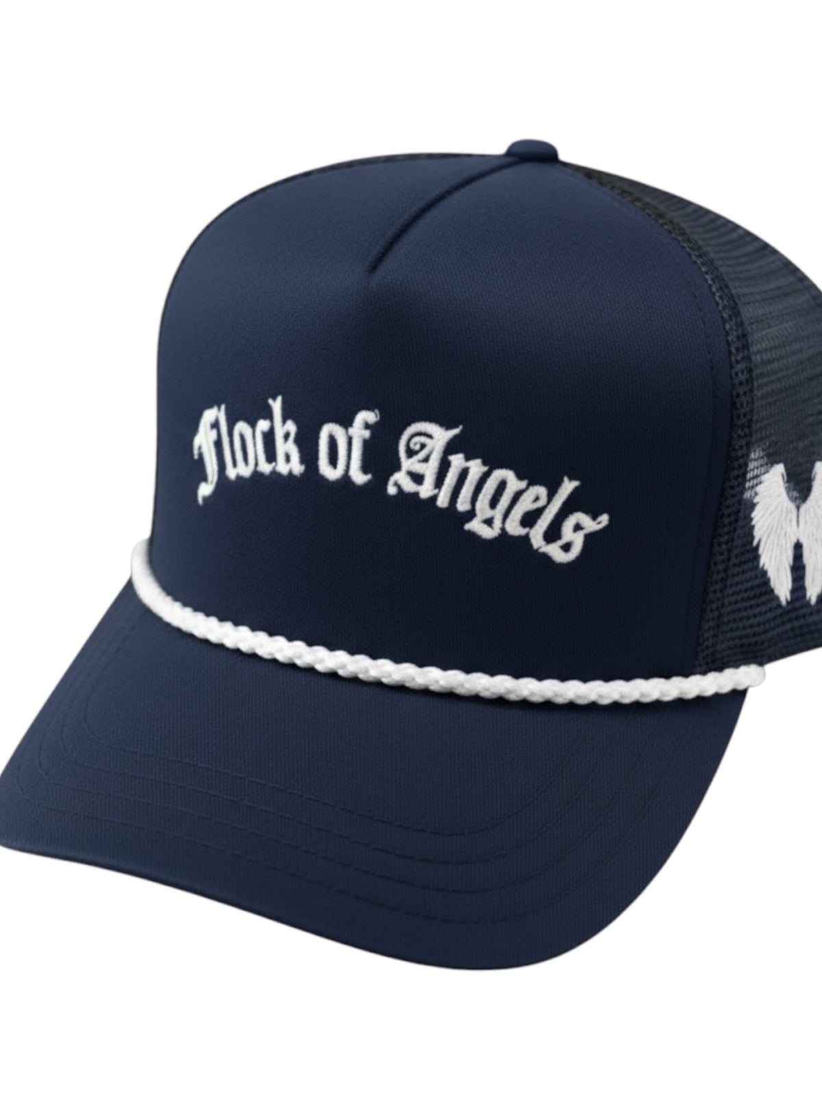 FLOCK OF ANGELS ROPE MESH TRUCKER