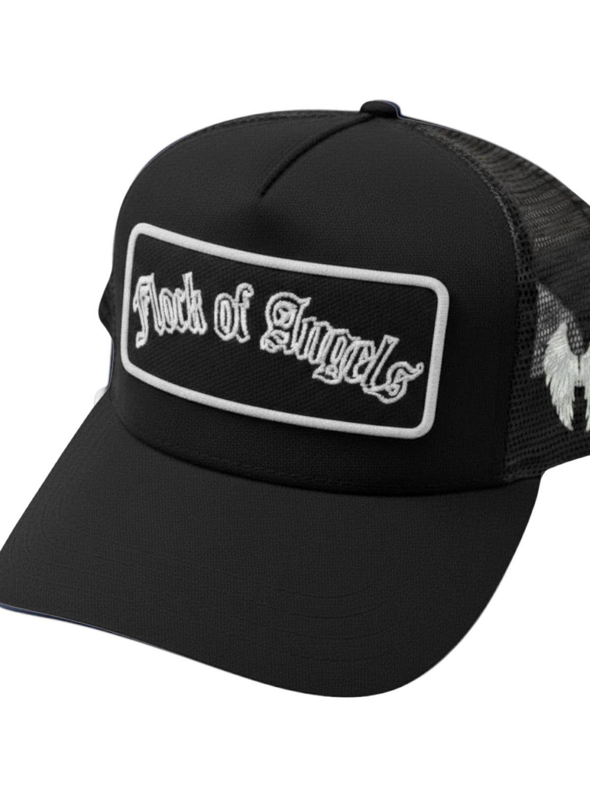 FLOCK OF ANGELS PATCH TRUCKER HAT