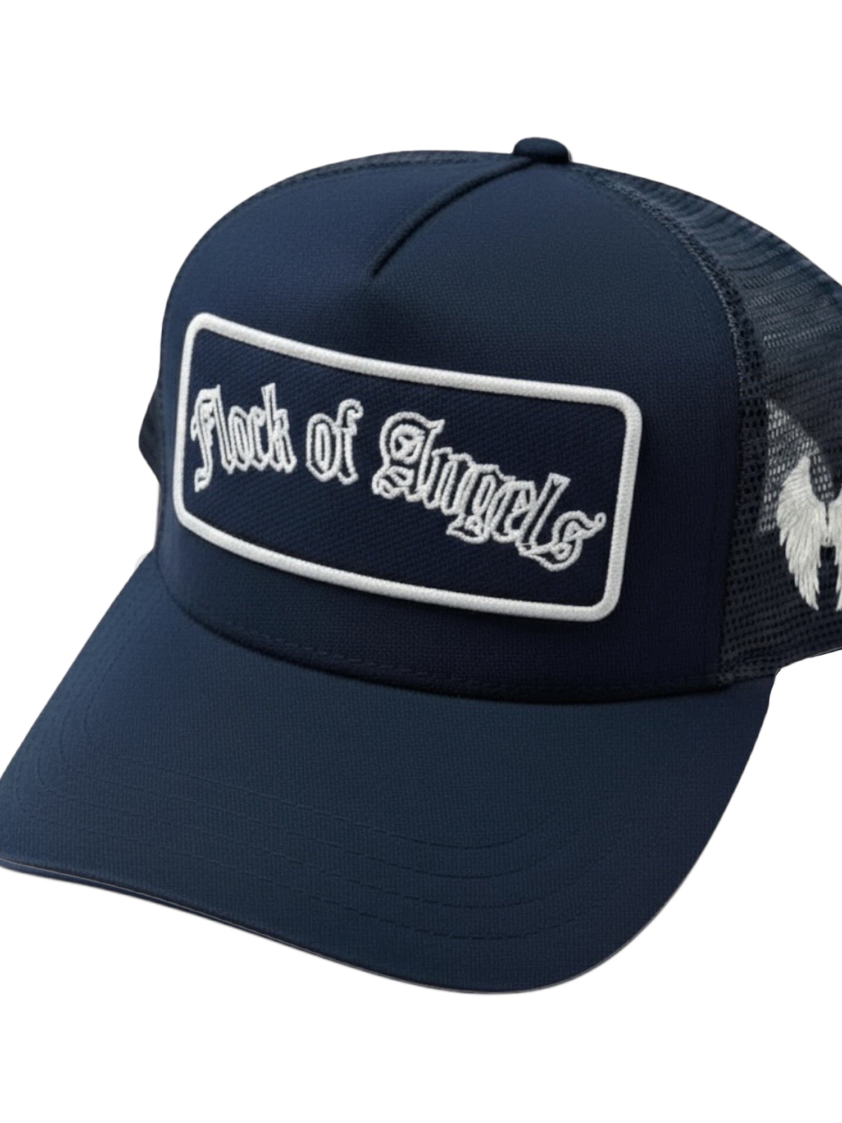 FLOCK OF ANGELS PATCH TRUCKER HAT
